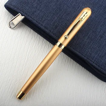 Высококачественные шариковые ручки с черными чернилами 0,7 мм, золотая ручка с золотым зажимом, роскошная ручка для бизнес-руководителей, быстро пишущая ручка