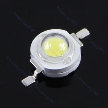 Высокомощный 1 Вт светодиодный SMD-чип Энергосберегающая лампа Бусины Лампочки для DIY White L15