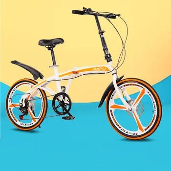 Гравийный складной велосипед с 20-дюймовым двойным дисковым тормозом с переменной скоростью для взрослых мужчин, Инструменты для езды на велосипеде из сплава со спицами, инструменты для верховой езды Bicicletta