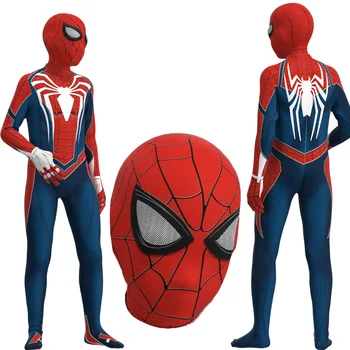 Детская одежда для косплея Человека-паука, детское боди на Хэллоуин, мужские костюмы