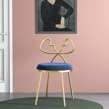 Дизайнерские обеденные стулья для геймеров, кухонный макияж, современный стул для гостиной со спинкой, Маникюрный шезлонг, минималистичная мебель