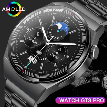 Для Huawei Watch GT3 Pro AMOLED Смарт-часы Мужские с пользовательским набором номера для ответа на вызов Спортивный Фитнес-трекер Мужские водонепроницаемые умные часы Новинка 2022 года