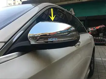 Для Mercedes Benz E Class 2016 + Автомобильная Внешняя часть, Защитная крышка зеркала заднего вида, накладка на боковое зеркало, рамка заднего вида