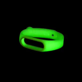 Для Mi Band 3 Браслет Силиконовый светящийся браслет для Xiaomi Mi Band 3 ремешок Pulsera для Mi Band 3 Correa Замена аксессуаров