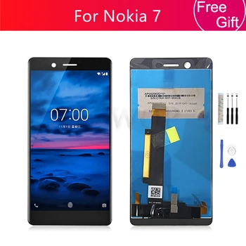 Для Nokia 7 ЖК-дисплей Сенсорный экран Дигитайзер в сборе TA-1041 Замена экрана телефона Запчасти для ремонта 5.2 