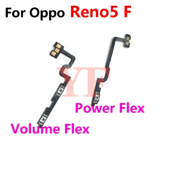 Для OPPO Reno5 F Reno3 Reno4 Z A F Reno 3 4 5 F Включение Выключение Питания Кнопка Увеличения Уменьшения громкости Клавиша отключения звука Гибкий кабель Лента