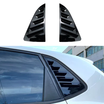 Для Volkswagen Polo 6R 6C 2011-2017 Отделка жалюзи на заднем стекле автомобиля, Аксессуары для отделки боковых вентиляционных отверстий