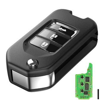 Для Xhorse XKHO02EN Универсальный проводной дистанционный брелок 2 + 1 кнопка для Honda Type для VVDI Key Tool 5 шт./лот