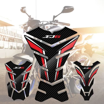 Для Yamaha XJ6 SP ABS Всесезонная защитная наклейка для бака мотоцикла в 3D-карбоновом исполнении