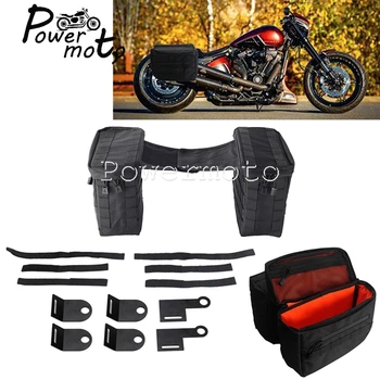 Дорожная сумка для хранения боковых инструментов для мотоцикла Knight Rider
Седельные сумки для Harley Dyna Softail Sportster Super Glide