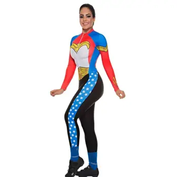 Женская велосипедная одежда Ciclismo Macaquinho Dunas, комбинезон для велосипедистов, зимние брюки для триатлона с длинным рукавом