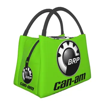 Женская сумка для ланча с логотипом BRP ATV Can Am, Герметичный Охладитель, Термальная касса для Бенто, для пикника и путешествий