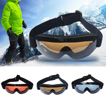 Женские мужские лыжные очки для снега, сноуборда, противотуманные солнцезащитные очки с защитой от пыли.