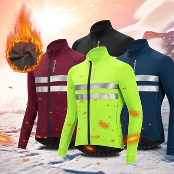 Зимняя велосипедная трикотажная куртка для мужчин и женщин, длинное велосипедное пальто из теплого флиса, одежда для шоссейных гонок 2022, куртка для рыбалки, пеших прогулок и велоспорта