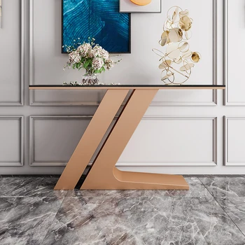 Итальянский минималистичный шкаф на веранде, легкий роскошный столик на веранде, современная минималистичная платформа для просмотра с торца, платформа для крыльца у входа