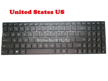 Клавиатура для Ноутбука ASUS Q502 Q502LA N542 N542LA Черная США Без Рамки С Подсветкой