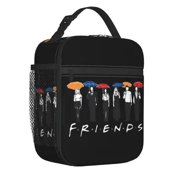 Классическая телешоу Friends, Термоизолированная сумка для ланча, женская Портативная сумка для ланча для школы, офиса, Многофункциональная коробка для еды на открытом воздухе