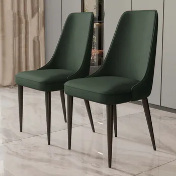 Кожаное скандинавское кресло для массажа в гостиной, Современный обеденный стул, минималистичные шезлонги, мебель для гостиной, мебель для квартиры Mzy