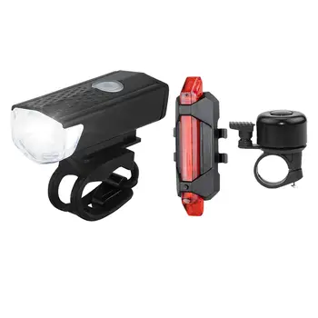 Комплект велосипедных фонарей, фара и задний фонарь, легко монтируемый передний задний фонарь для мужчин