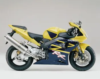 Комплект мотоциклетных обтекателей для HONDA CBR900RR 954 02 03 CBR 900RR 2002 2003 Впрыск ABS Желто-синий Комплект кузовных деталей