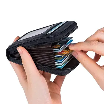 Корейский кошелек для визитных карточек, Женский Мужской кошелек для банковских / ID / кредитных карт, кошелек для карт, защитный чехол из искусственной кожи, кошелек для монет