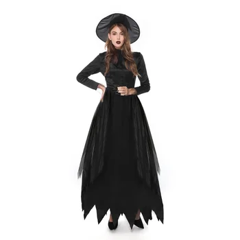Костюм ведьмы на Хэллоуин для женщин, ролевая игра, Маскарадный костюм для взрослых дам, карнавальный костюм для косплея