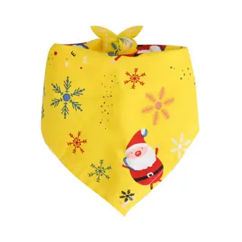 Легкий Нежный Рождественский шарф, шейный платок, модный милый воротник, красочный платок для домашних животных, очаровательный для вечеринки