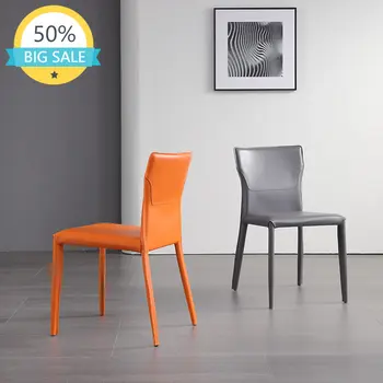 Мобильное дизайнерское кресло Nordic Leather Dinning Туалетный столик для макияжа, акцент на полу, Офисное Современное кресло, Итальянская мебель для библиотеки Meuble Salon