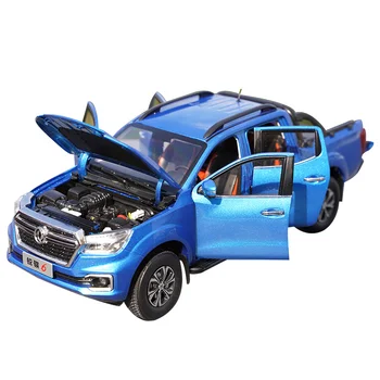 Модель автомобиля из сплава 1/18 для литья под давлением Dongfeng Nissan Ruiqi 6 пикап высокого класса коллекция детских игрушек подарки семейный дисплей