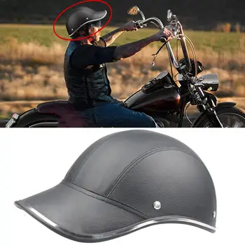 Мотоциклетный Полушлем, Ударопрочный Велосипедный шлем с регулируемыми широкими полями, Велосипедный шлем