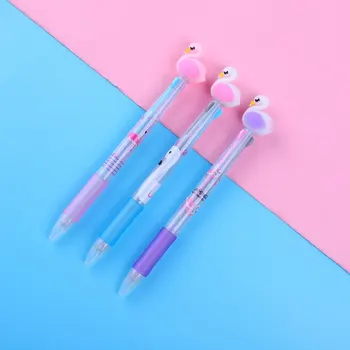 Мультяшная креативная Многоцветная шариковая ручка 3 цвета Разноцветная Шариковая ручка Милый Супер Милый студенческий подарок Призовой подарок 1 ручка