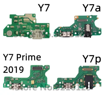 НОВЫЙ USB Порт Для Зарядки Док-Станция Зарядное Устройство Разъем Платы Гибкий Кабель Микрофон Для Huawei Y7 Y7a Y7p Y9 Y9a Y9s Prime 2018 2019 2020