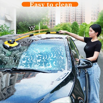 Набор щеток для мытья стекол автомобиля, телескопическая швабра для мытья лобового стекла с длинной ручкой, синельная метла, пластиковые автоаксессуары