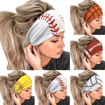 Нескользящие спортивные резинки для волос для женщин и девочек-подростков, повязка на голову для бега