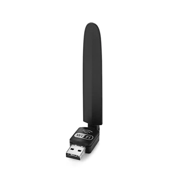 Новая Беспроводная Сетевая Карта WiFi USB 2.0 150M 802.11 b/g/n LAN Адаптер с поворотной Антенной для Портативного ПК Mini Wi-Fi Dongle
