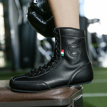 Новая Профессиональная Обувь для борьбы, Мужские Роскошные Боксерские туфли, Размер 46-47, Спортивная обувь для бега, Противоскользящие Боксерские кроссовки