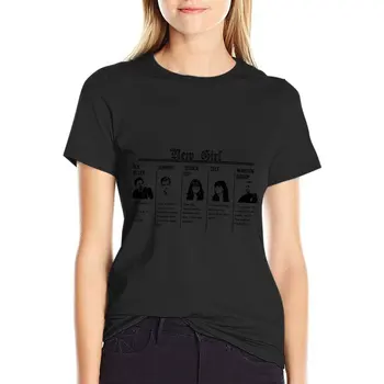 Новая футболка для девочек, одежда kawaii, футболка с аниме, женская