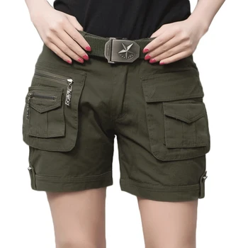 Новые женские военные Камуфляжные Короткие Тактические шорты для походов на открытом воздухе Army Fan, Дышащие Спортивные Тренировочные шорты для скалолазания