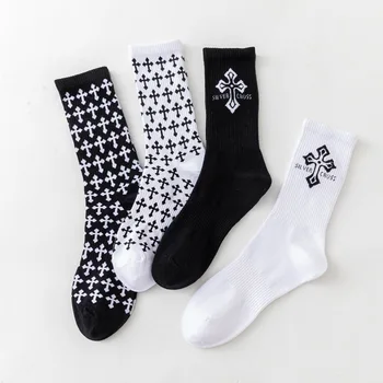Новые оригинальные хлопковые носки-трубочки для мужчин и женщин, креативные носки для уличной моды, индивидуальные носки с милым принтом Ins
