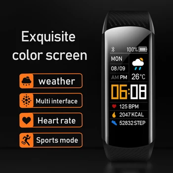 Новые смарт-часы C5S, пульсометр, погода, Фитнес-часы, спортивные водонепроницаемые смарт-часы для мужчин и женщин, iPhone Android 2023