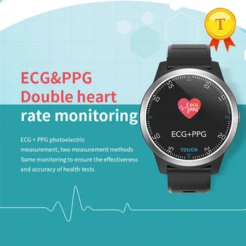 Новые смарт-часы ECG PPG, двойной мониторинг сердечного ритма, IP67 пожизненный водонепроницаемый монитор артериального давления, тонкий трекер, наручные часы