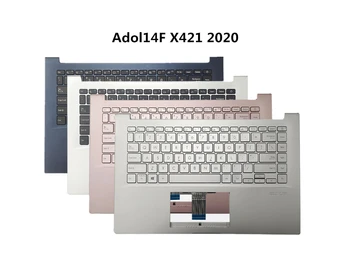 Ноутбук/notebook US без Подсветки Клавиатуры для Asus VivoBook 14 X421 UX421 2020 ADOL 14FQC Синий/Серебристый/Розовый