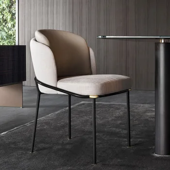 Обеденные стулья в итальянском стиле, Дизайн мягкой обивки, Минималистичный Дизайн, Удобные Обеденные стулья, Мебель для дома в ресторане Cadeira De Jantar
