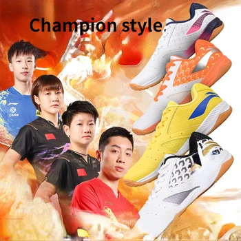 Обувь для настольного тенниса Мужская Женская Национальная сборная EVA Спортивные кроссовки для пинг-понга APPS001 Подкладка
