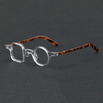 Оправа для очков для чтения при пресбиопии, Винтажные Ацетатные очки ручной работы, мужские Оптические очки с защитой от царапин, очки по рецепту для женщин