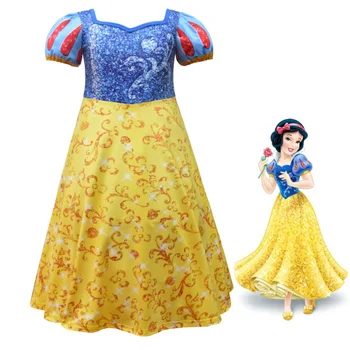 Оригинальное детское платье принцессы Диснея 