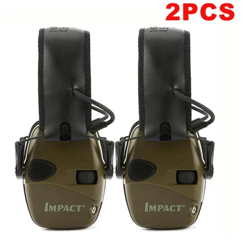 Оригинальные наушники для тактической электронной стрельбы, 2 шт., наушники с шумоподавлением, наушники для защиты слуха, складная гарнитура