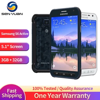 Оригинальный Samsung Galaxy S6 Active G890a 4G Мобильный Телефон 5.1 