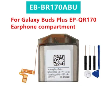 Оригинальный Сменный Аккумулятор EB-BR170ABU 42 мм 270 мАч Для Galaxy Buds Plus EP-QR170 Аккумулятор для наушников SM-R170 + Инструменты
