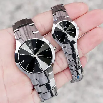 Оригинальный часовой бренд TrtarHouse AAA Серебряные часы на ремне, кварцевые часы, мужские часы, красивые модные мужские часы, цвет вольфрамовой стали